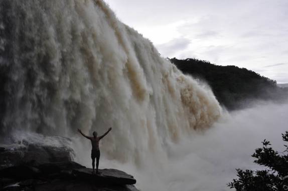 Salto El Sapo, em Canaima, no sul da Venezuela